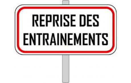 Inscriptions et reprise entrainements