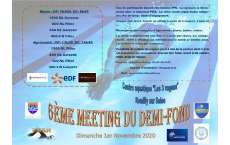 6ème meeting du demi-fond
